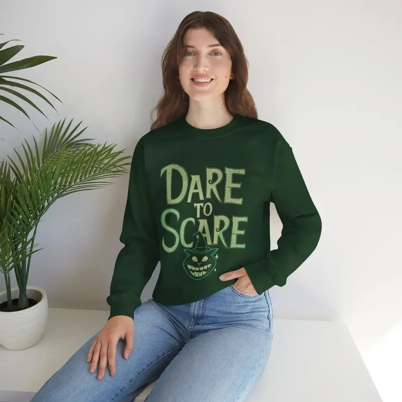 Dare To Scare Ultra Cotton Crewneck Sweatshirt 12