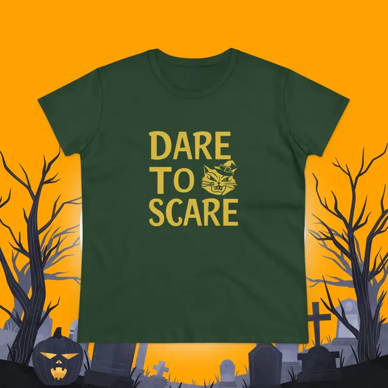 Dare To Scare Women Cotton T-Shirts 20