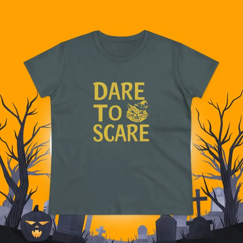 Dare To Scare Women Cotton T-Shirts 24