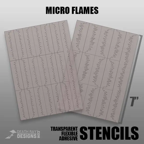 Death Mask Grey: Micro Flames 1