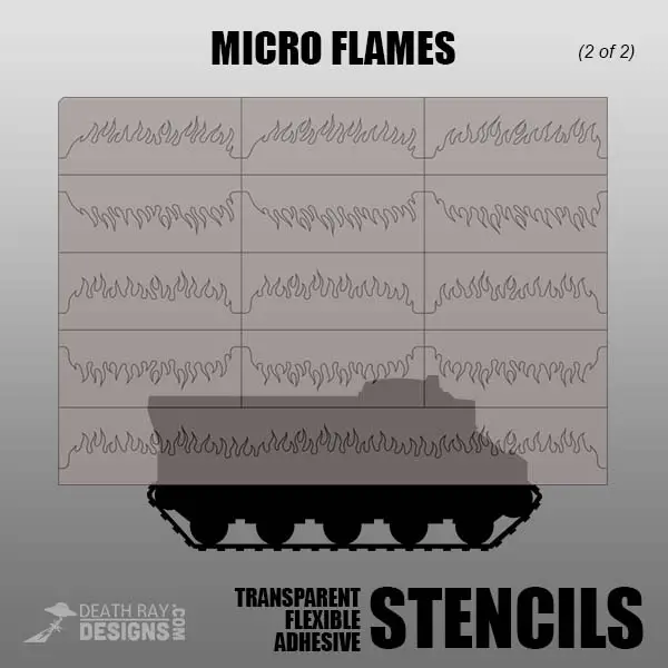 Death Mask Grey: Micro Flames 2