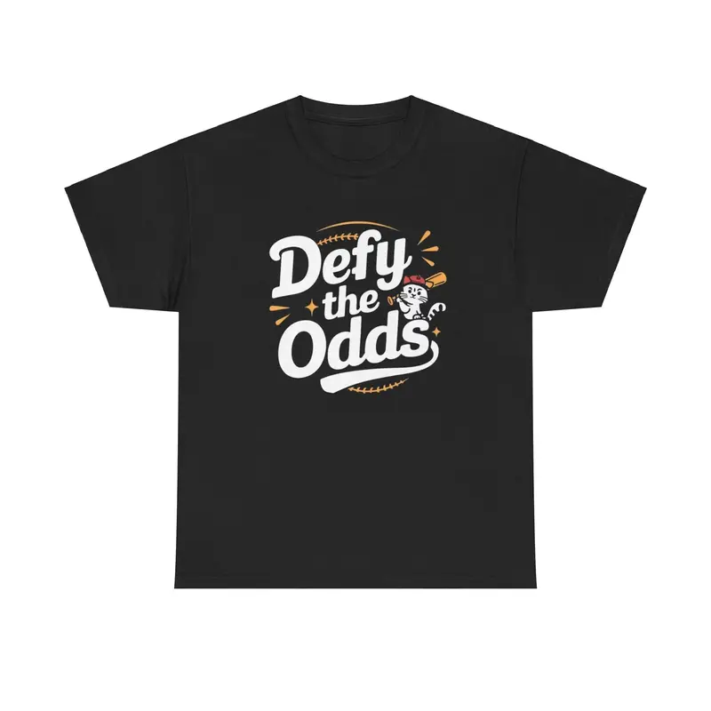 Defy The Odds Baseball Crew Neck Tee 5
