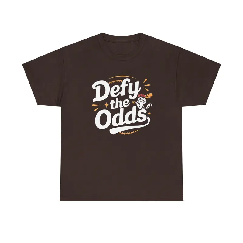 Defy The Odds Baseball Crew Neck Tee 6