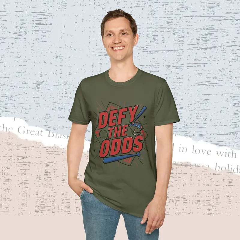Defy The Odds Cotton Men Tee 22