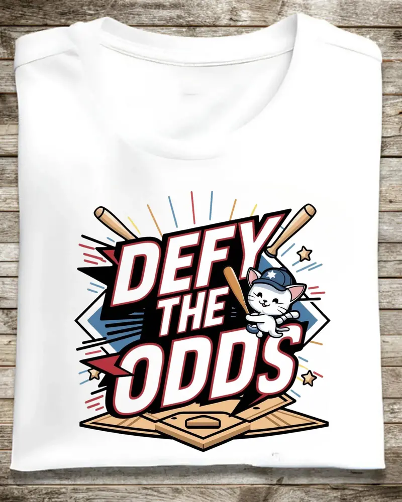 Defy The Odds Cotton Tshirt 1