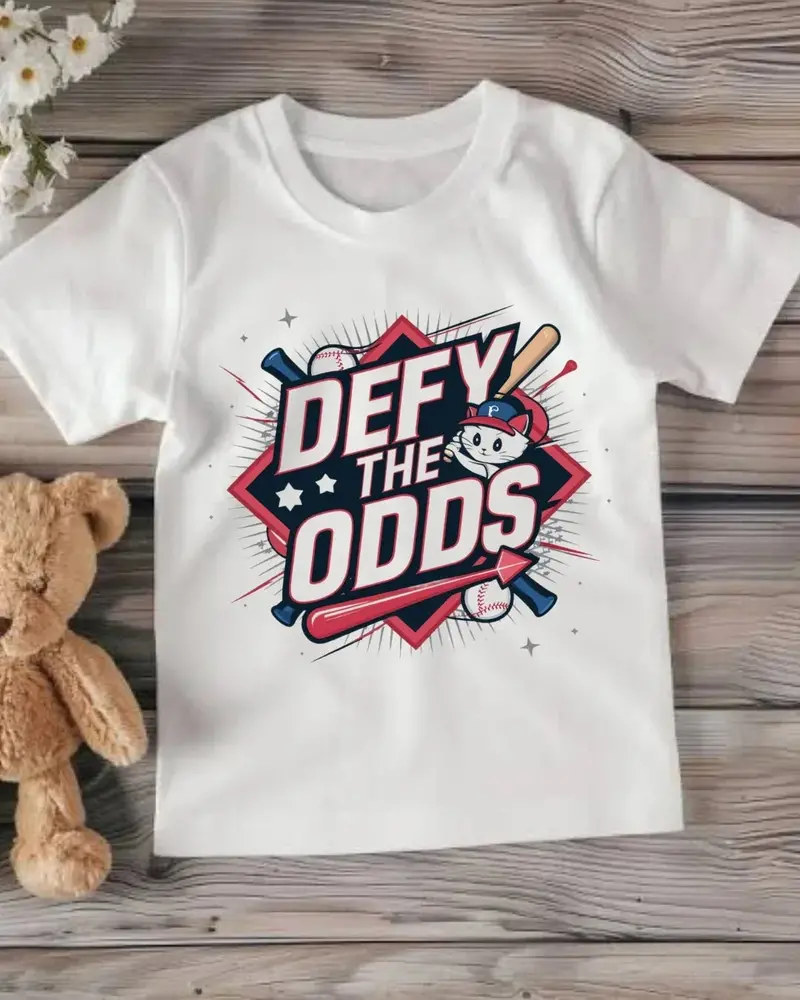 Defy The Odds Youth Heavy Cotton T-Shirt 1