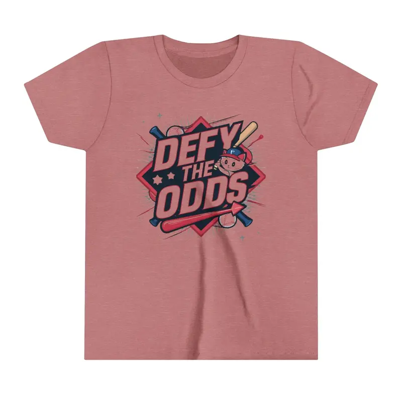 Defy The Odds Youth Heavy Cotton T-Shirt 10