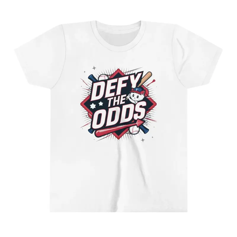 Defy The Odds Youth Heavy Cotton T-Shirt 5