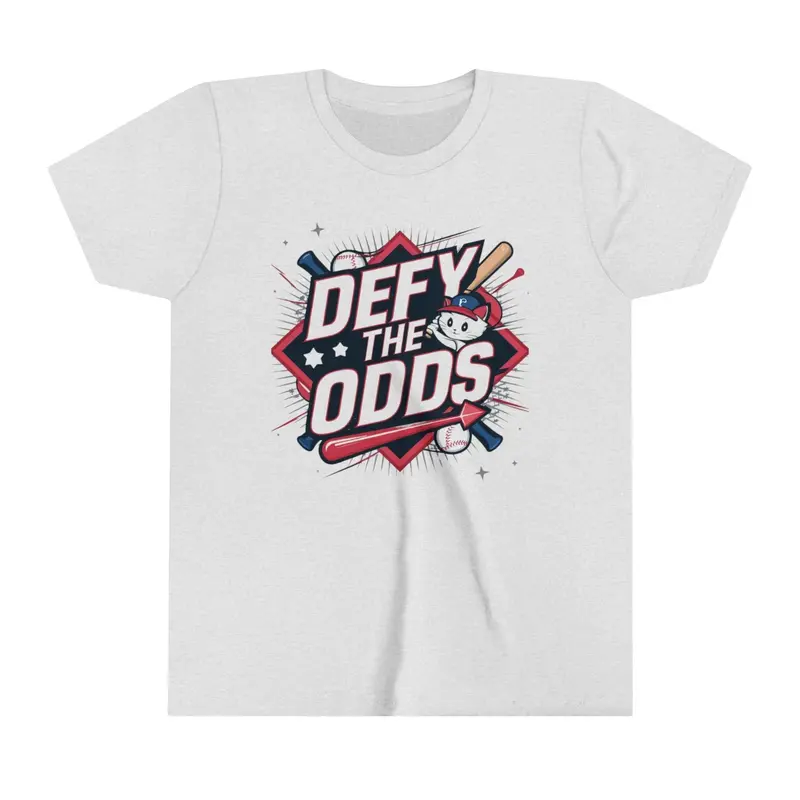 Defy The Odds Youth Heavy Cotton T-Shirt 6