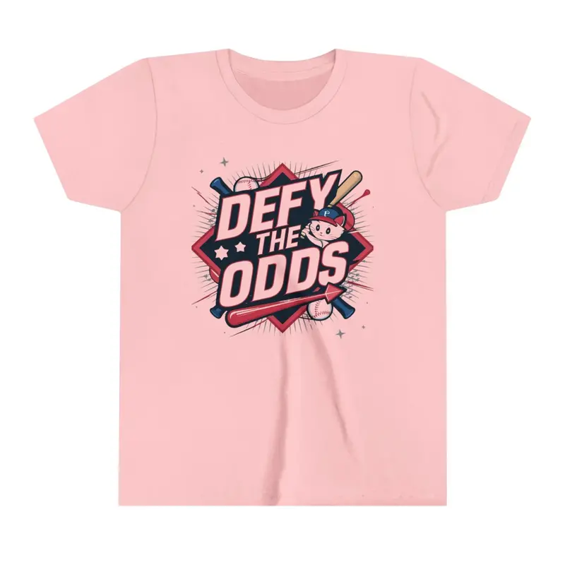 Defy The Odds Youth Heavy Cotton T-Shirt 8