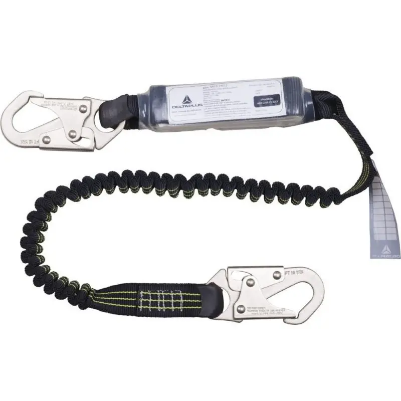 Delta Plus 6 Ft Shock Absorbing Lanyard An537180jj 1