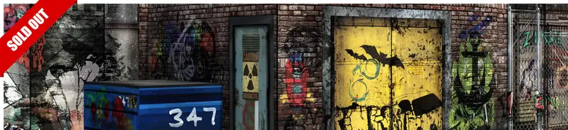 Deranged Alley Pop-Up Diorama 1/12 1