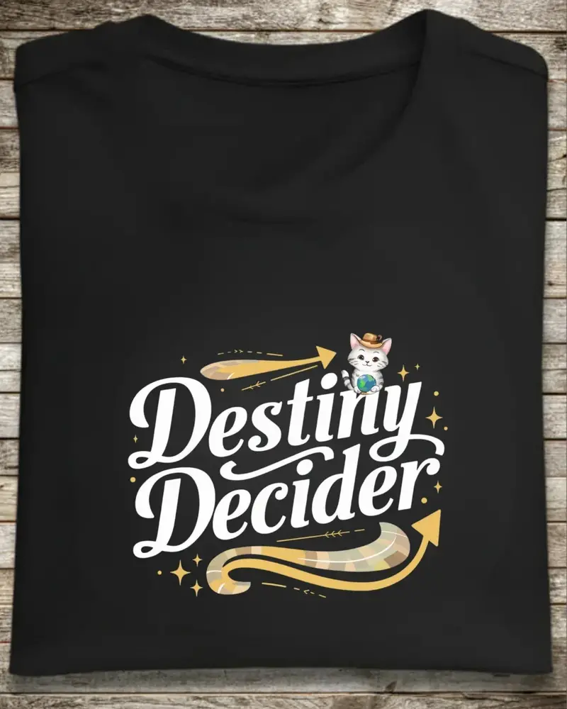 Destiny Decider Dad Cotton T-Shirt 1