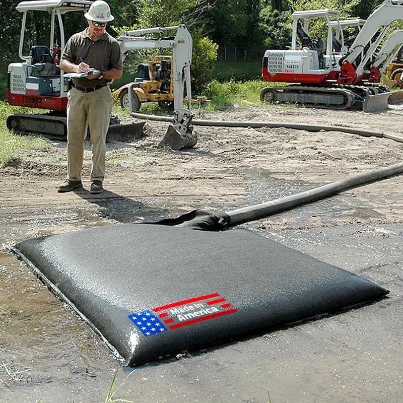 Dewatering Bags - Made In America - For Filtering Sediment, Oil, Sludge & Pollutants 1