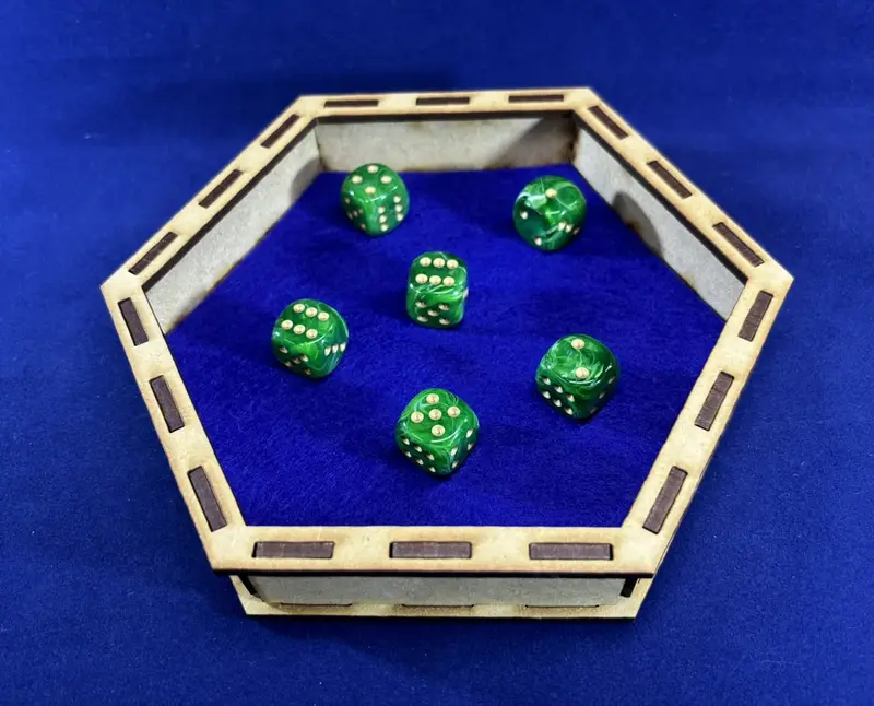 Dice Tray V1 Blue 2