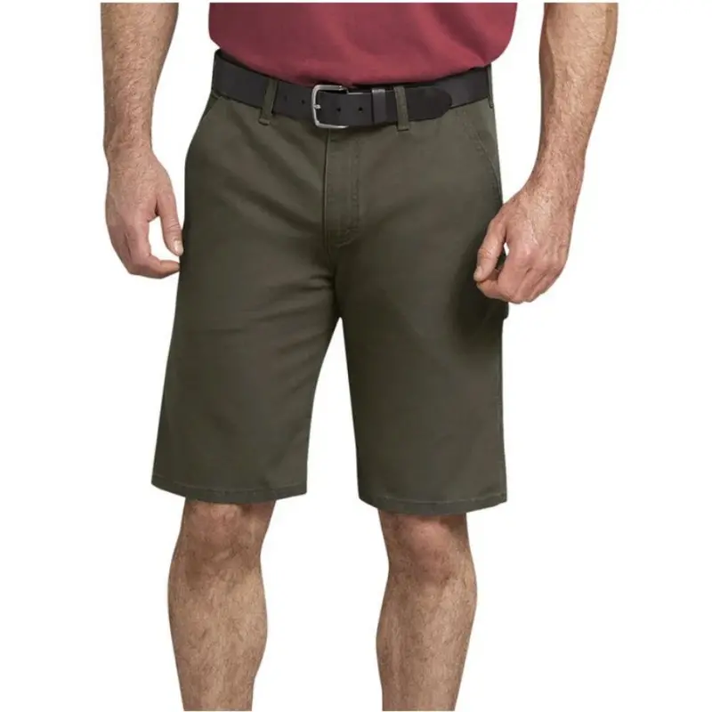 Dickies 11" Tough Max™ Men's Duck Carpenter Work Shorts Dx802 - Green 1