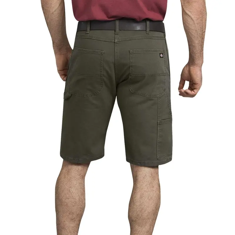 Dickies 11" Tough Max™ Men's Duck Carpenter Work Shorts Dx802 - Green 2