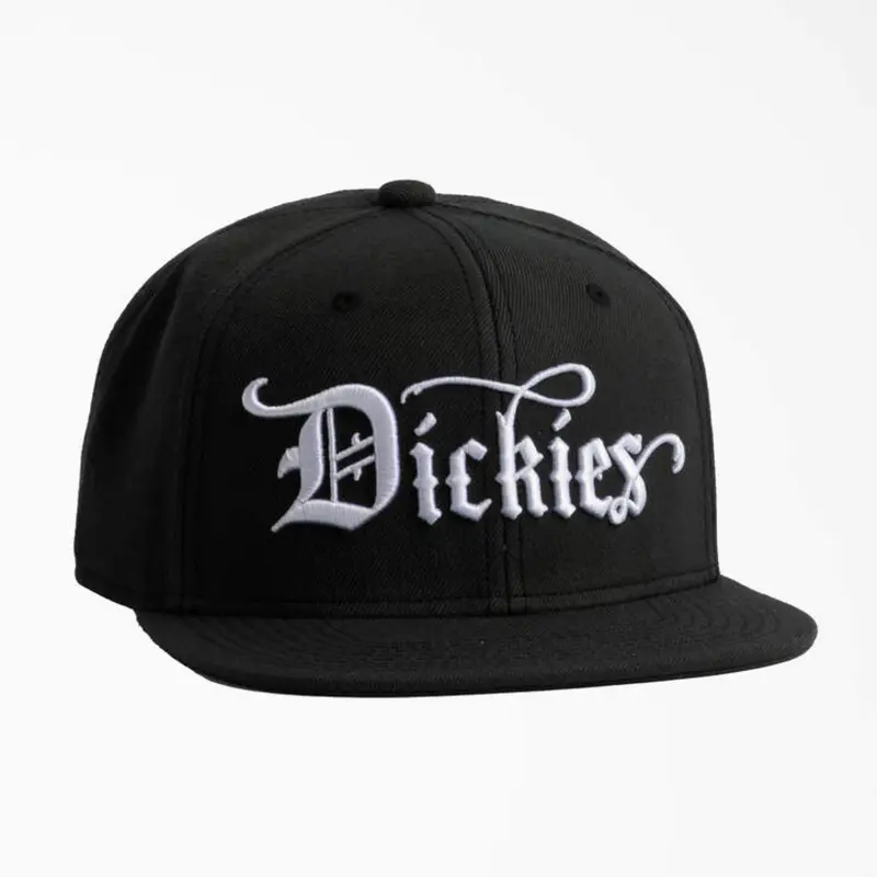 Dickies Men's Embroidered Flat Bill Twill Hat 1
