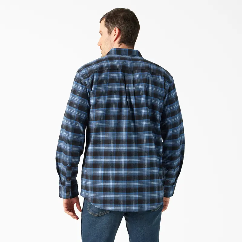 Dickies Men's Flex Long Sleeve Flannel Shirt 10