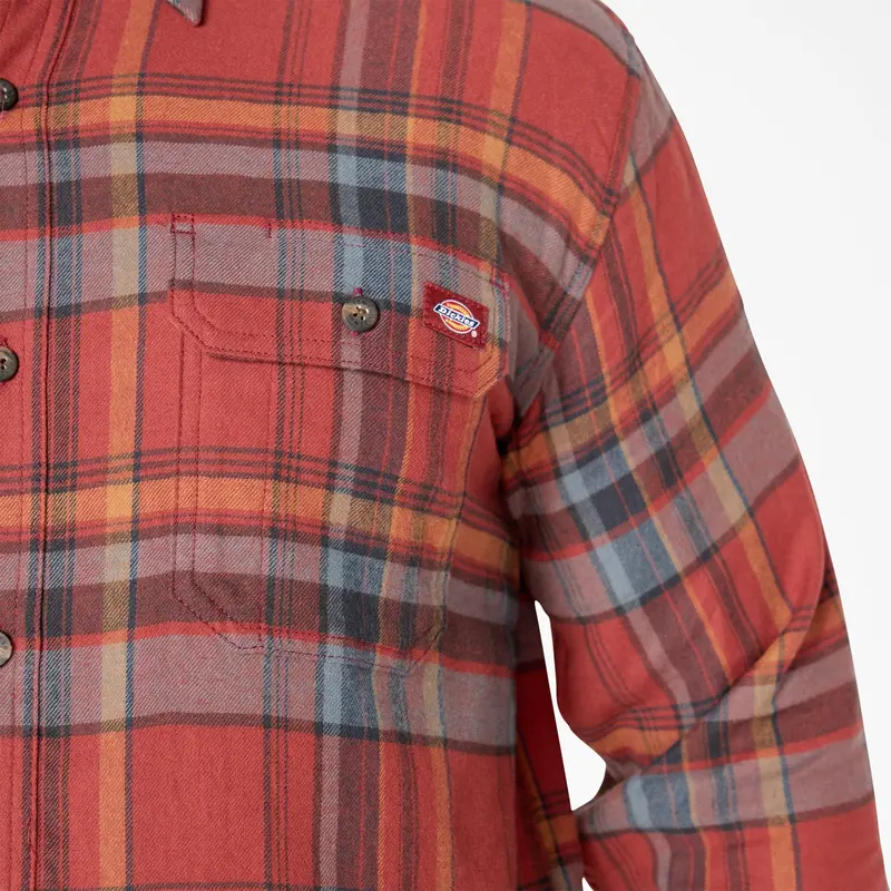 Dickies Men's Flex Long Sleeve Flannel Shirt 6