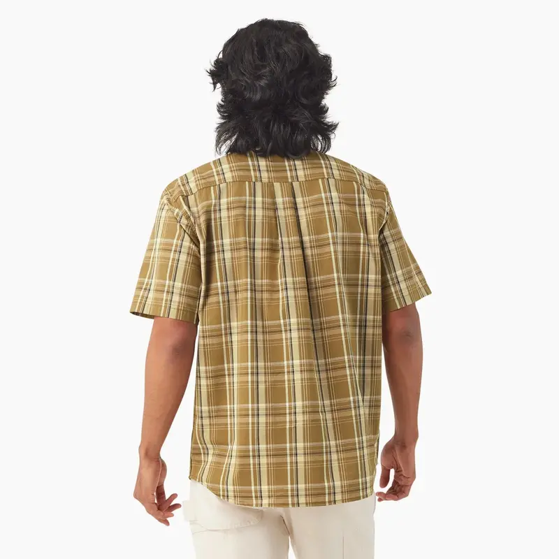 Dickies Men's Flex Woven Short Sleeve Button-Down Shirt 6