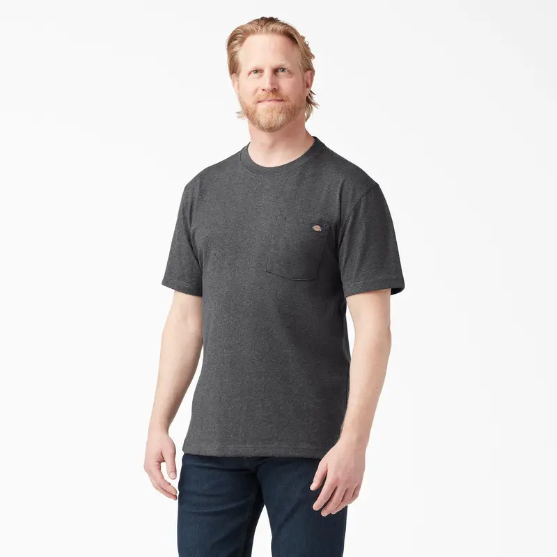 Dickies Men's Heavyweight Heathered Short Sleeve Pocket T-Shirt 3