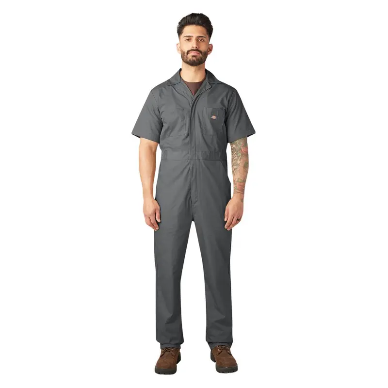 Dickies Men's Short Sleeve Coveralls D33999 - Grey 1