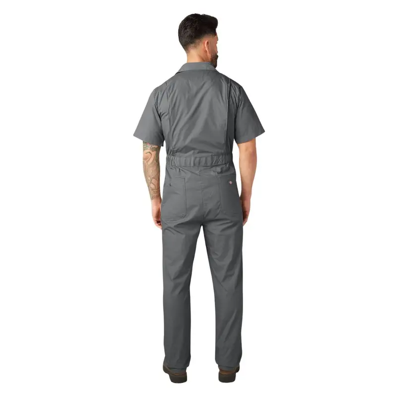 Dickies Men's Short Sleeve Coveralls D33999 - Grey 2