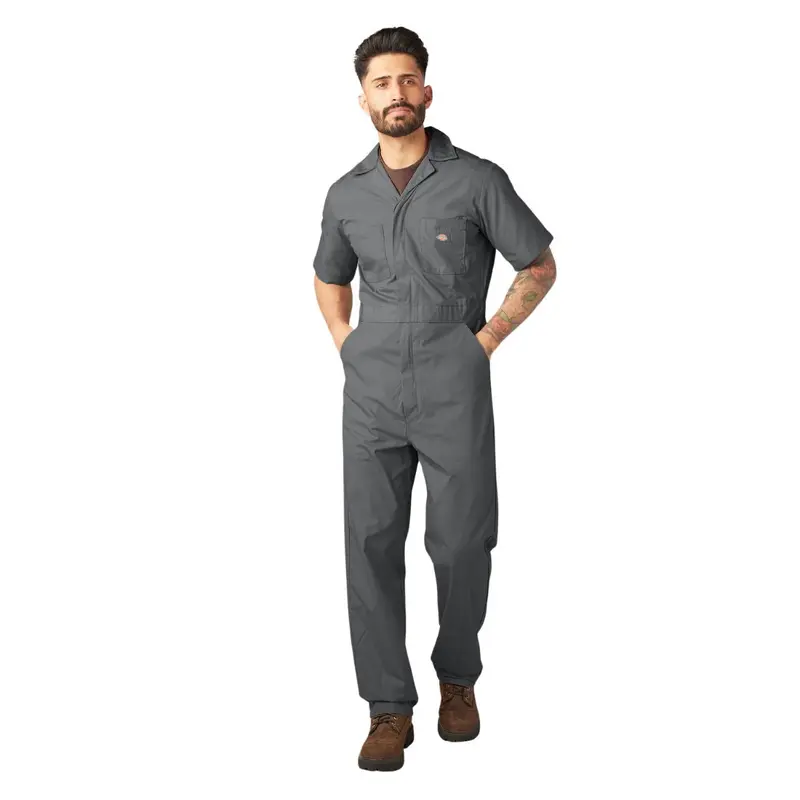 Dickies Men's Short Sleeve Coveralls D33999 - Grey 3
