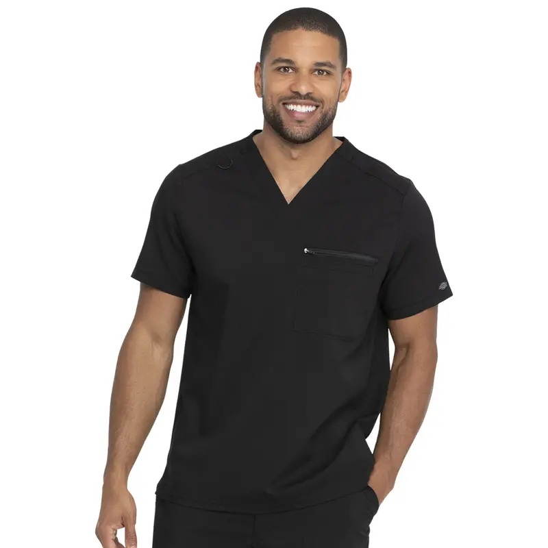 Dickies Men's Tuckable V-Neck Scrub Top 1