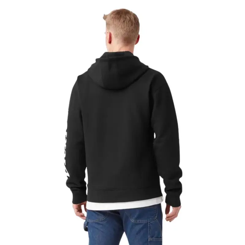 Dickies Men's Water Repellent Sleeve Logo Hoodie Tw22b - Black 2