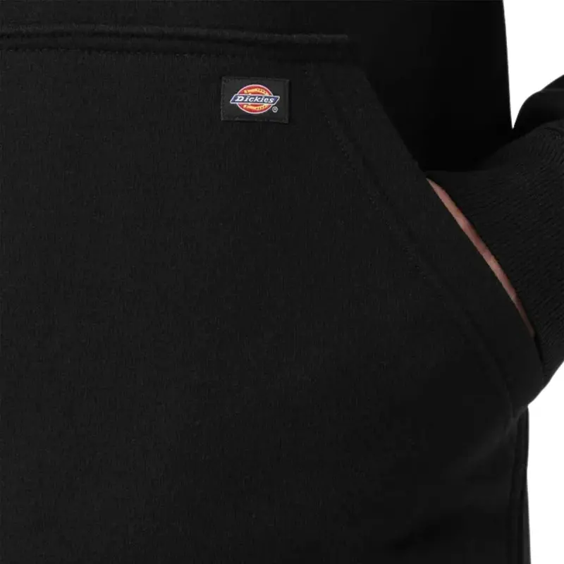 Dickies Men's Water Repellent Sleeve Logo Hoodie Tw22b - Black 3