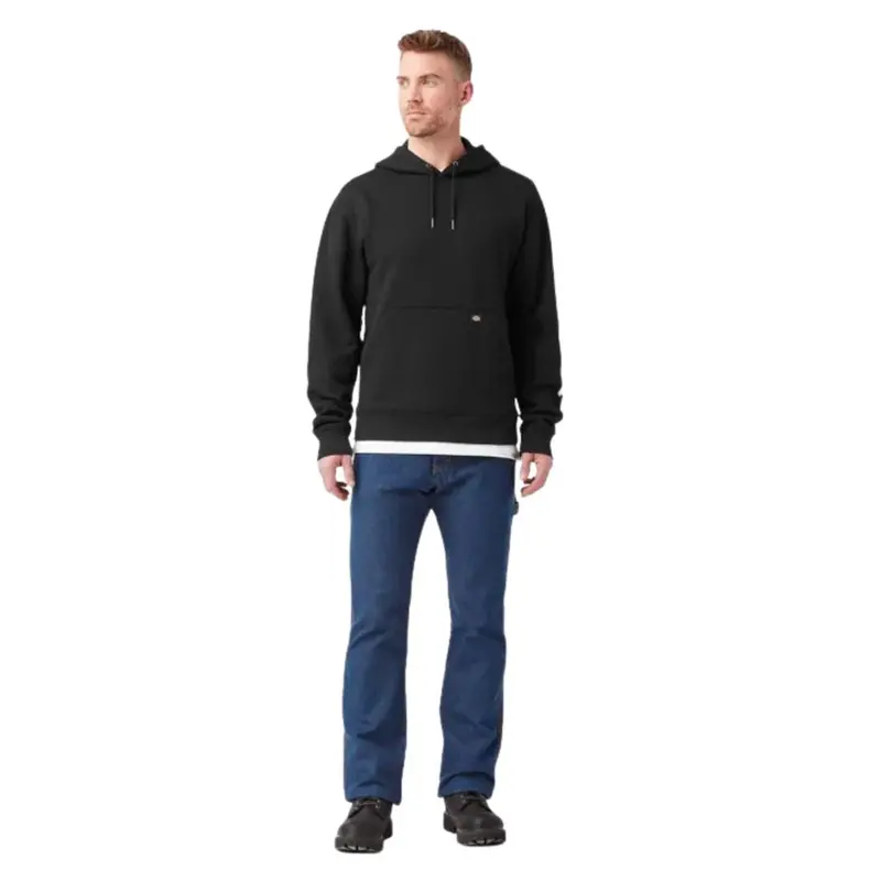 Dickies Men's Water Repellent Sleeve Logo Hoodie Tw22b - Black 4