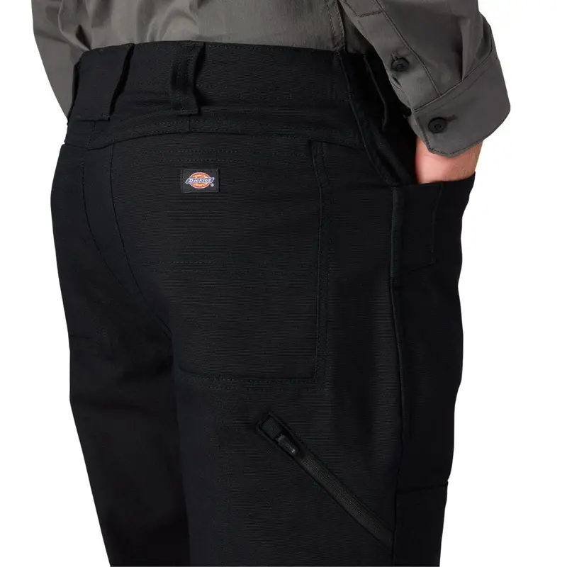 Dickies Tradebuilt Duck Canvas Double Knee Men's Work Pants A861d - Black 5