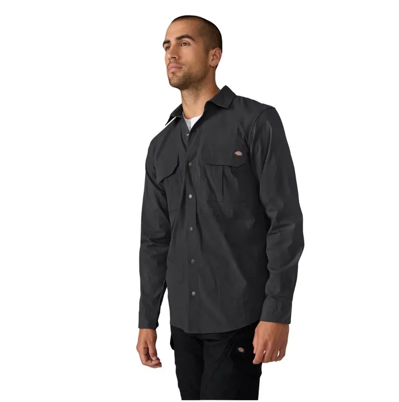 Dickies Tradebuilt Long Sleeve Utility Men's Work Shirt A879p - Black 1