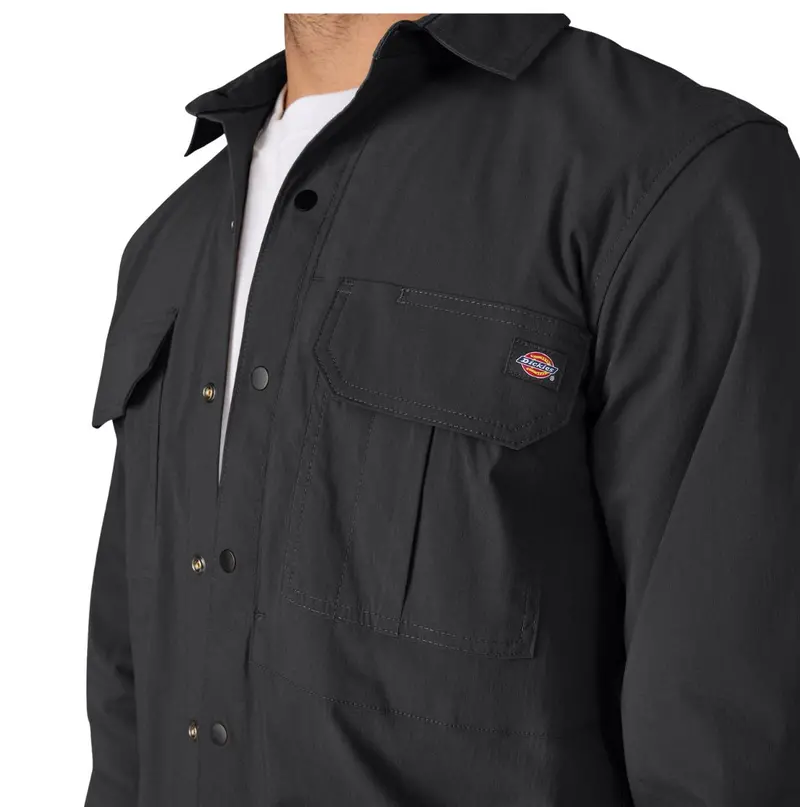 Dickies Tradebuilt Long Sleeve Utility Men's Work Shirt A879p - Black 3