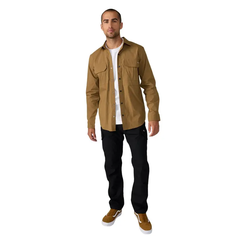 Dickies Tradebuilt Long Sleeve Utility Men's Work Shirt A879p - Coyote Brown 2