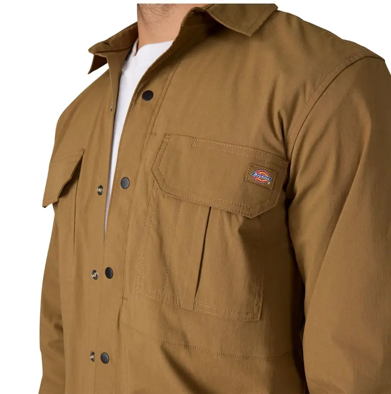 Dickies Tradebuilt Long Sleeve Utility Men's Work Shirt A879p - Coyote Brown 4