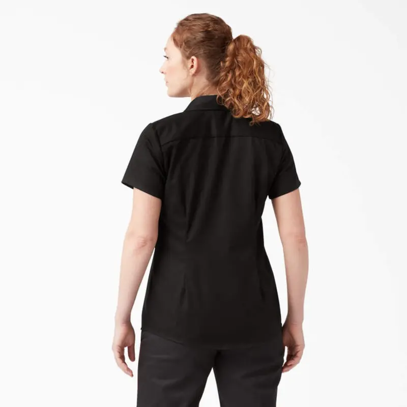 Dickies Women's 574 Original Button Short Sleeve Twill Work Shirt 3