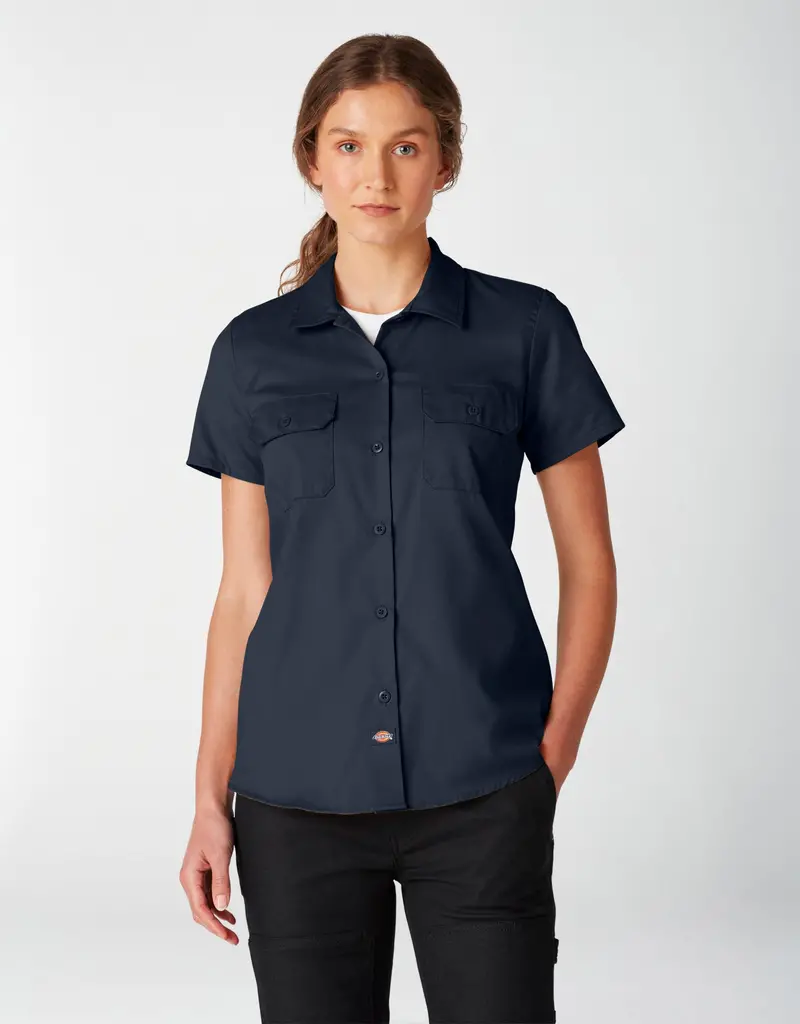 Dickies Women's Flex Short Sleeve Work Shirt 1