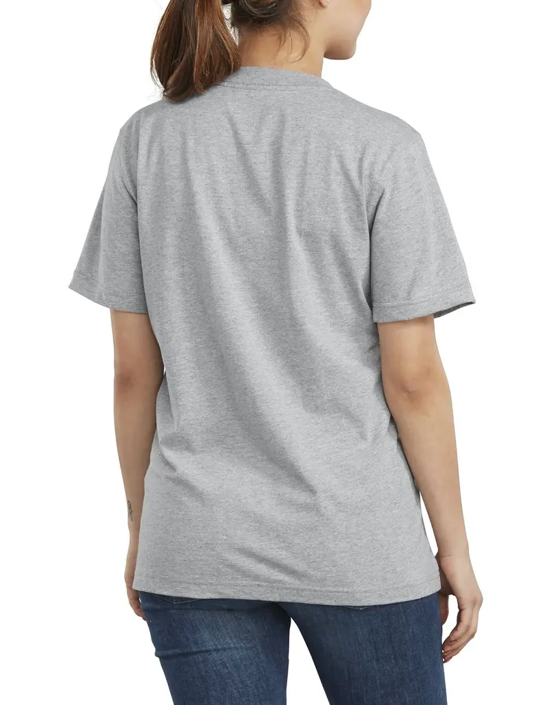 Dickies Women's Short Sleeve Heavyweight T-Shirt Fs450 - Grey 3