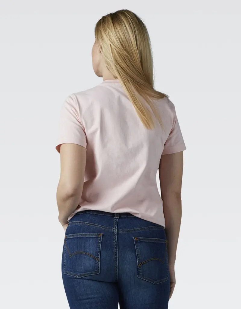 Dickies Women's Short Sleeve Heavyweight T-Shirt Fs450 - Pink 3