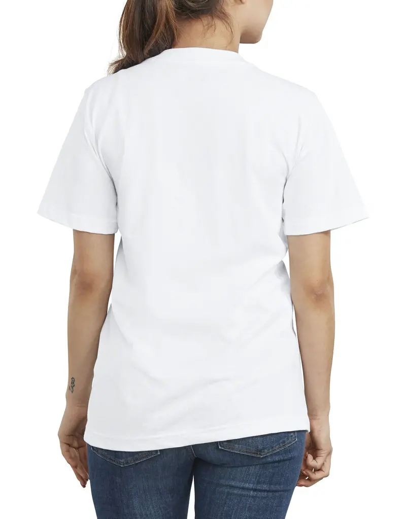 Dickies Women's Short Sleeve Heavyweight T-Shirt Fs450 - White 2