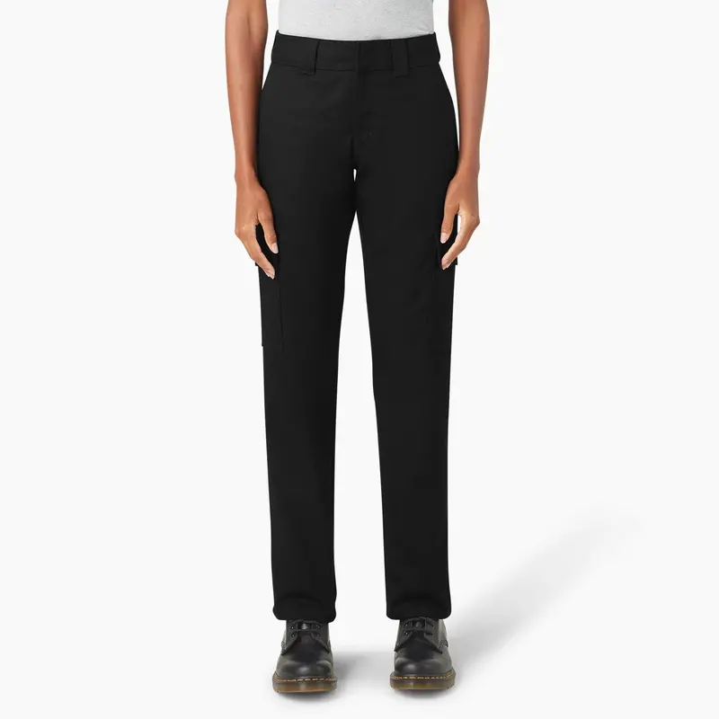 Dickies Women's Super Flex Straight Leg Cargo Pants 10