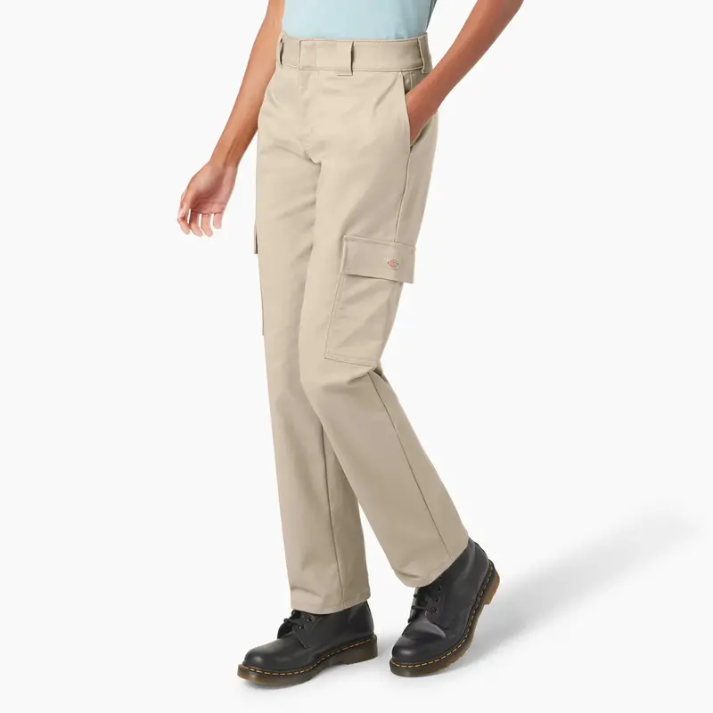 Dickies Women's Super Flex Straight Leg Cargo Pants 3