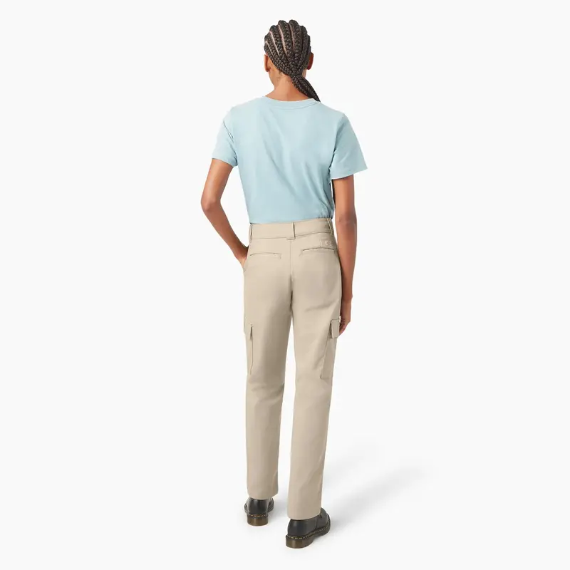 Dickies Women's Super Flex Straight Leg Cargo Pants 8