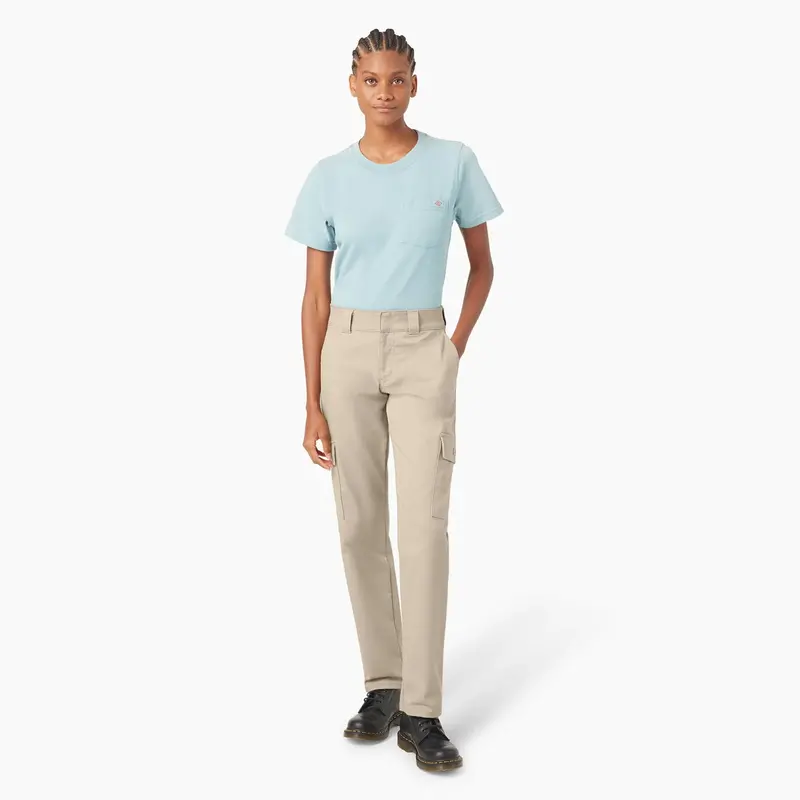 Dickies Women's Super Flex Straight Leg Cargo Pants 9