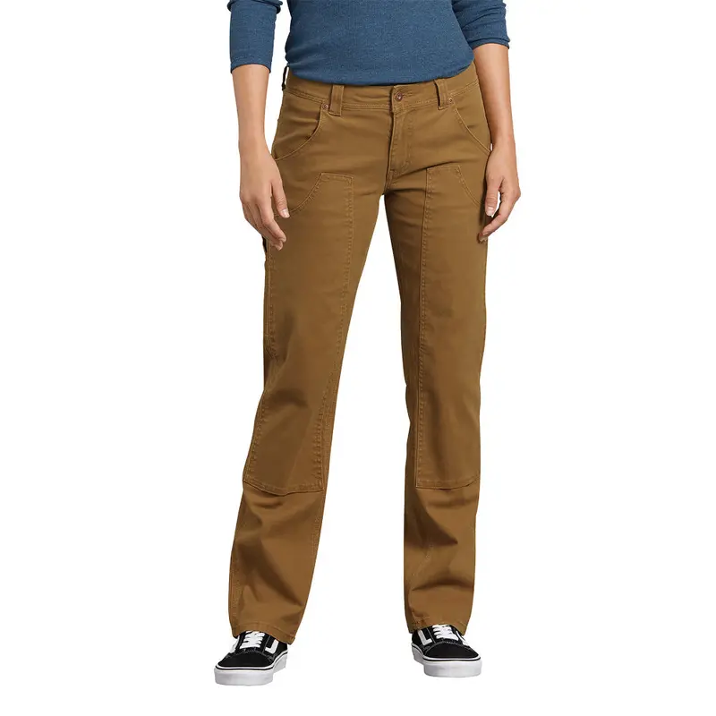 Dickies Women's Washed Stretch Double-Front Carpenter Pant 1