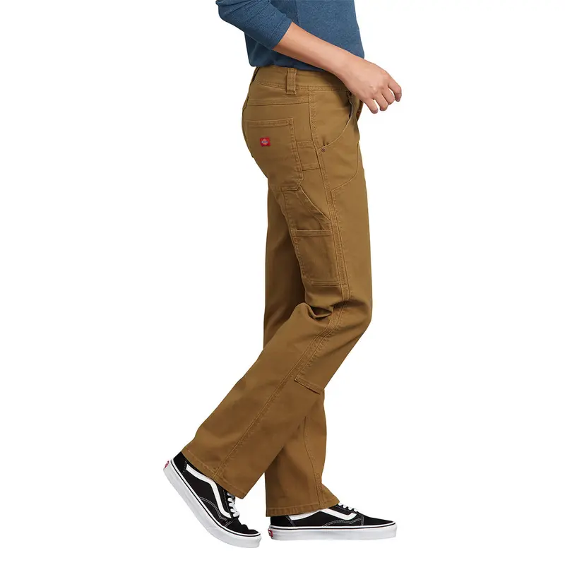 Dickies Women's Washed Stretch Double-Front Carpenter Pant 3
