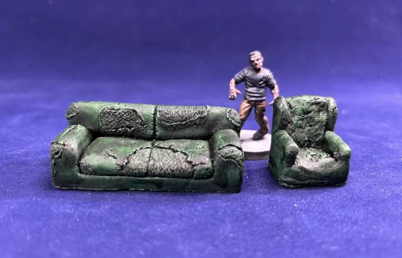 Distressed Sofa & Armchair Sets 7